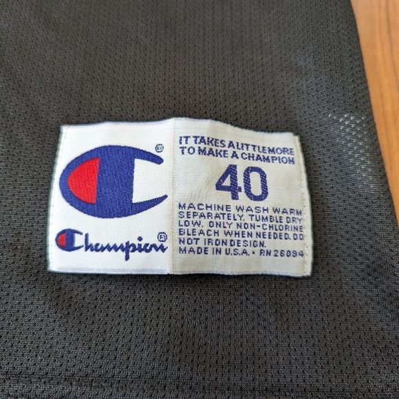 Rare Vintage Champion Size 40 Med UNLV Rebels Isaiah JR Rider Basketball Jersey - Picture 2 of 9